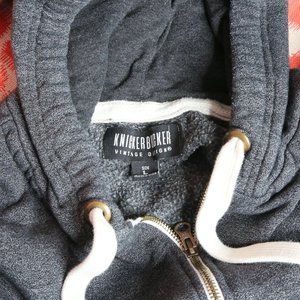 KNICKERBOCKER VINTAGE DESIGN Men's Full Zip Sweatshirt Size Large